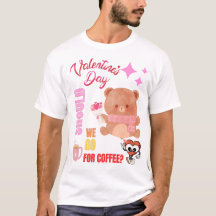 Camiseta del día de San Valentín linda y divertida