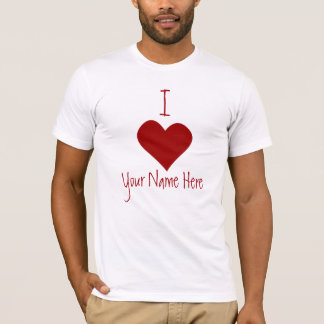 Camiseta del Día de San Valentín Me encanta que tu