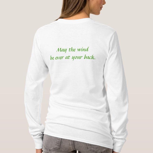Camiseta del día de St Patrick con los nudos (Reverso)
