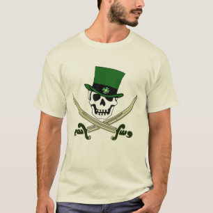 Camiseta del día de St Patrick del pirata