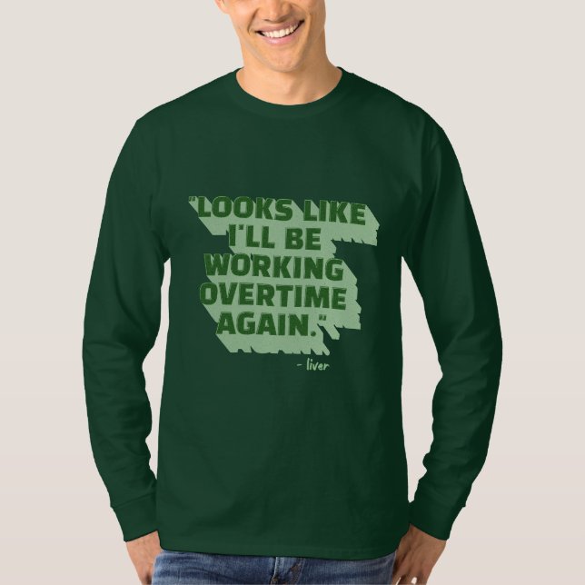 Camiseta del Día del Hígado de Punny St Patricks (Anverso)
