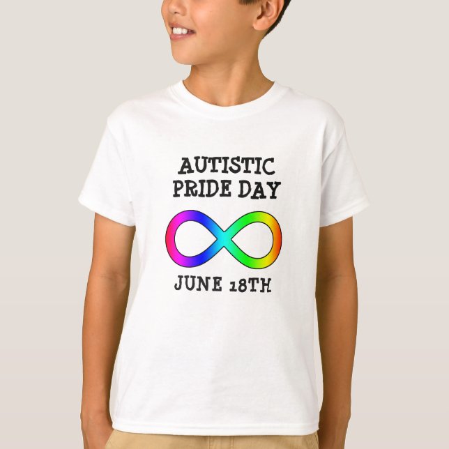 Camiseta del Día del Orgullo Autista 18 de junio (Anverso)