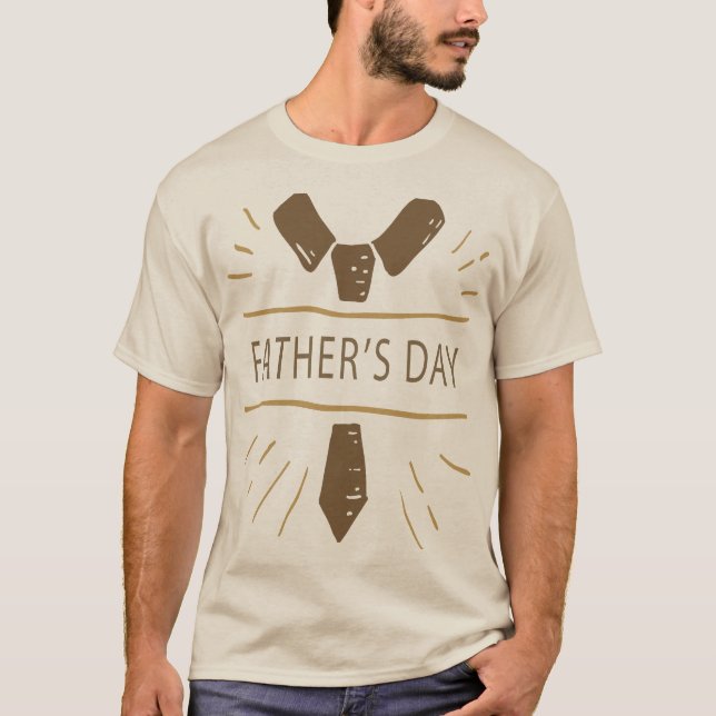 Camiseta del "Día del Padre" - Celebrar el día de  (Anverso)