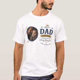 Camiseta del Día del Padre con Foto Personalizada
