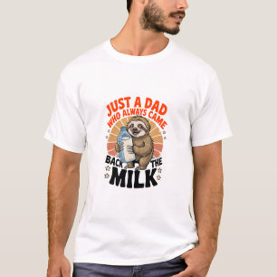 camiseta del día del padre con perezoso