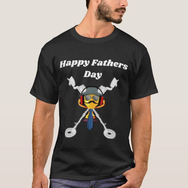 Camiseta del Día del Padre de Detección metalizado (Anverso)