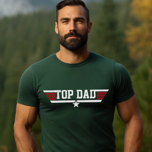 Camiseta del Día del Padre de Top Dad Aviation Fun