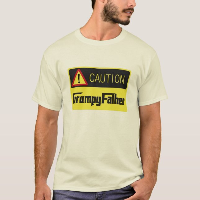 Camiseta del Día del Padre Gruñón | Graciosos Tees (Anverso)