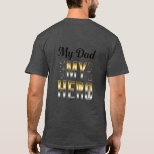 Camiseta del Día del Padre   "Mi papá mi héroe"