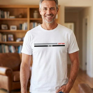 Camiseta del Día del Padre Modern Best Dad Ever