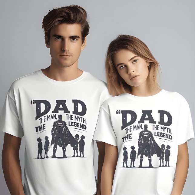 Camiseta del Día del Padre - Papá el hombre el mit (Subido por el creador)