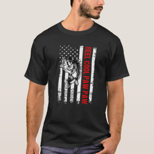 Camiseta del Día del Padre para papá Reel Cool Paw