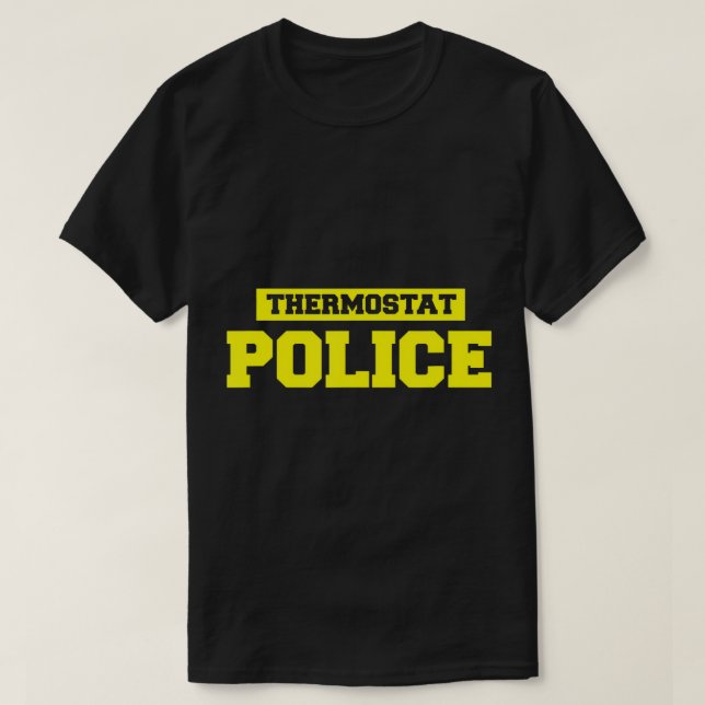 Camiseta del Día del Padre - Policía Termostata (Diseño del anverso)