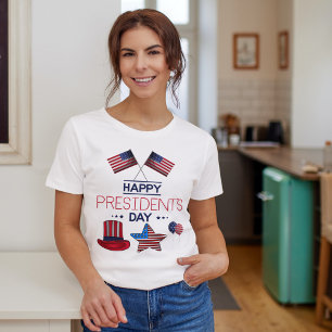 Camiseta del Día del Presidente feliz