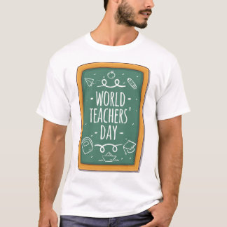 Camiseta del día del profesor del mundo - de nuevo