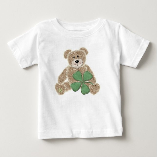 Camiseta del día del St. Patricks del oso de (Anverso)