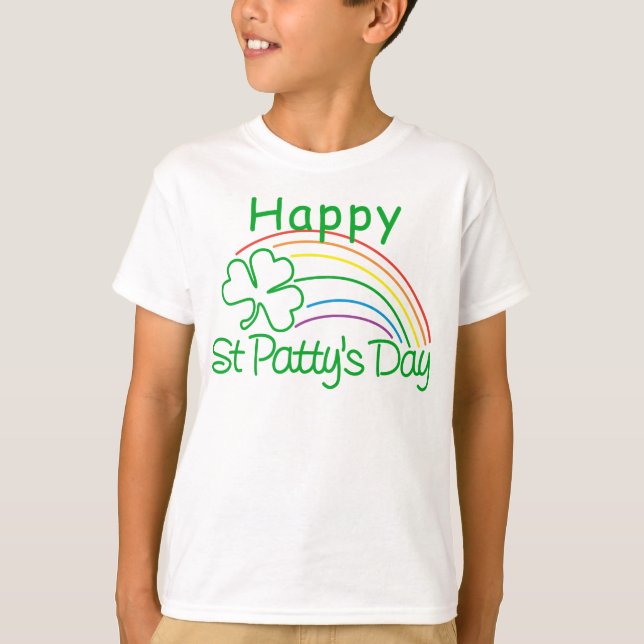 Camiseta del día del St Patty feliz (Anverso)