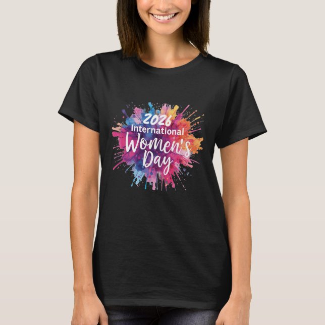 Camiseta del Día Internacional de la Mujer 2026 (Anverso)