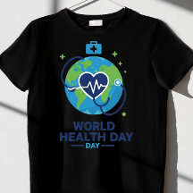 Camiseta del Día Mundial de la Salud