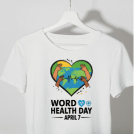 Camiseta del Día Mundial de la Salud