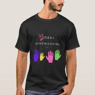 camiseta del día mundial de lavado de manos