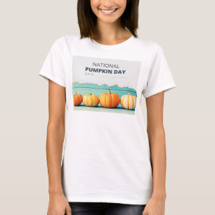 Camiseta del Día Nacional de la Calabaza
