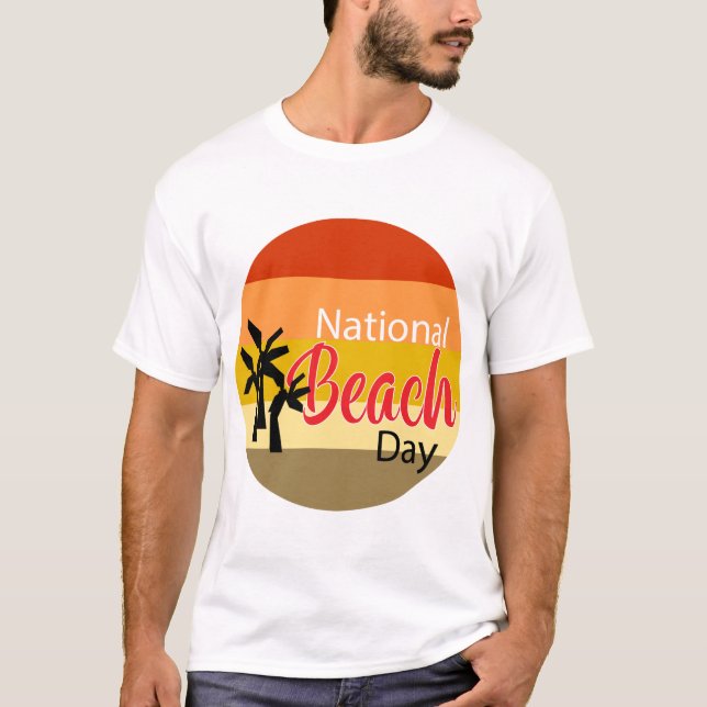 Camiseta del Día Nacional de la Playa (Anverso)