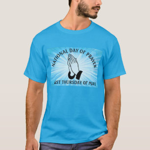Camiseta del Día Nacional de Oración Fiesta Religi
