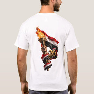 Camiseta del Día Nacional de Yemen 26 de Septiembr