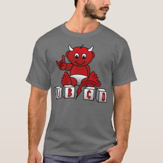 Camiseta del diablo del bebé de ABCD