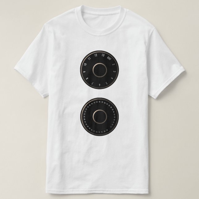 Camiseta del dial de la televisión VHF/UHF del (Diseño del anverso)