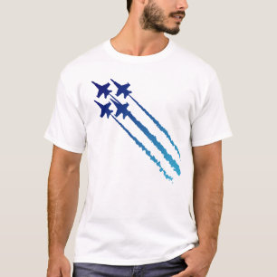 Camiseta del diamante de los ángeles azules