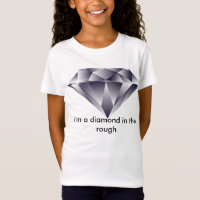 Camiseta del diamante en bruto