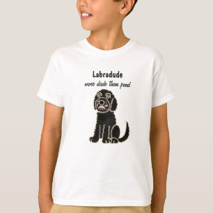 Camiseta del dibujo animado de Labradoodle del BA