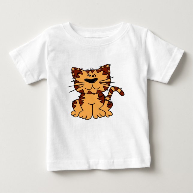 Camiseta del dibujo animado del bebé del gato (Anverso)