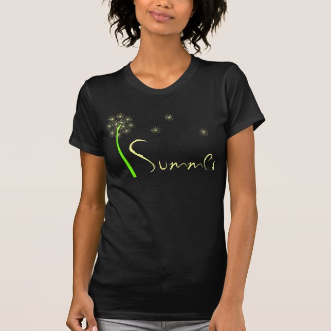Camiseta del diente de león del verano (Anverso)