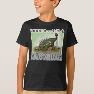 camiseta del Dino-dolorido-perdedor para los niños
