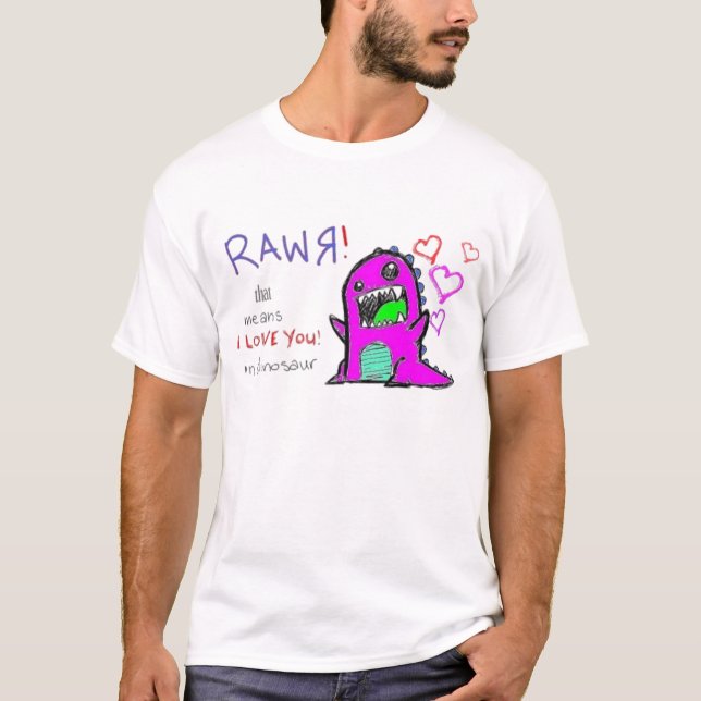 Camiseta del dinosaurio (Anverso)
