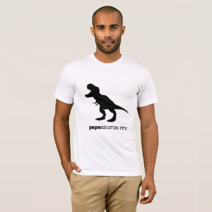 camiseta del dinosaurio de la familia del rex del
