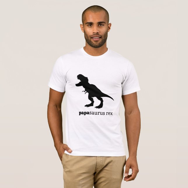 camiseta del dinosaurio de la familia del rex del (Anverso completo)