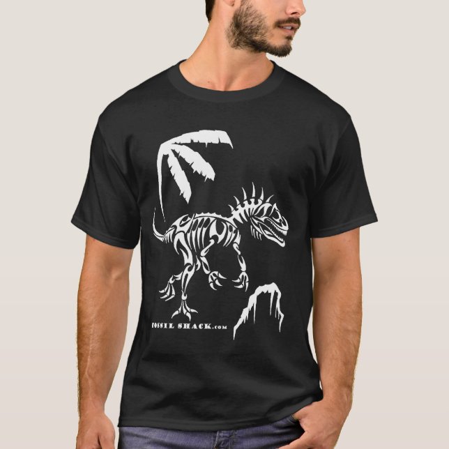 Camiseta del dinosaurio del Allosaurus (Anverso)