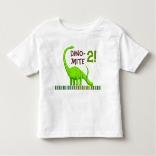 Camiseta del dinosaurio del cumpleaños del