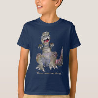Camiseta del dinosaurio del dibujo animado de