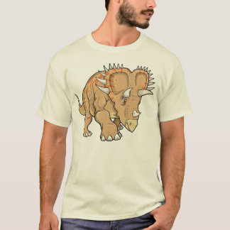 Camiseta del dinosaurio del Triceratops