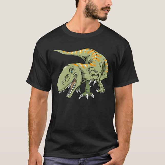 Camiseta del dinosaurio   del Tyrannosaurus (Anverso)