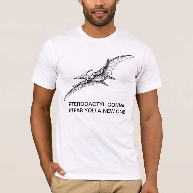 Camiseta del dinosaurio divertida (Anverso)