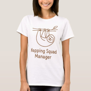 Camiseta del director del equipo de béisbol Nappin
