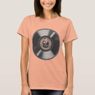 Camiseta del disco de vinilo