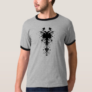 Camiseta del diseñador de Eagle del albanés