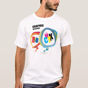 Camiseta del diseñador de Grpahic